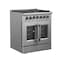 Forno Galiano 30In. Freestanding French Door Dual Fuel Range FFSGS6356-30 - alternate 2